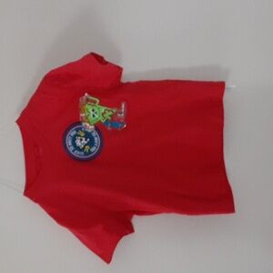 Nwot Stella McCartney Kids Vibrant Red Top Sz 4